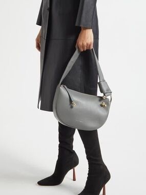 Strathberry Mini Halo Bag – Stone Grey Like New Condition